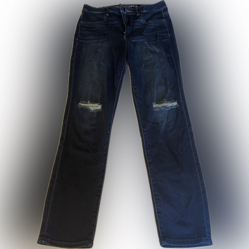 American Eagle Sky High Jeggings size 12R dark wash